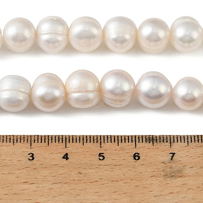 Natural Cultured Freshwater Pearl Beads Strands PEAR-L034-18D-1