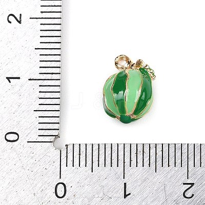 Alloy Enamel Charms PALLOY-S059-01G-A-1
