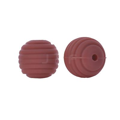 Thread Honeycomb Silicone Beads SI-JX0024A-39-1