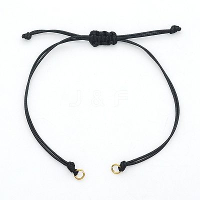 Braided Waxed Cord for DIY Bracelet Making STAS-N090-JA709-2-1
