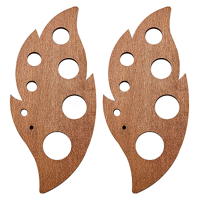 Unfinished Wood Pendants WOOD-WH0026-37B-02-1