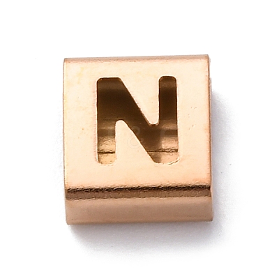 Ion Plating(IP) 304 Stainless Steel Square Slide Charms STAS-L132-19N-RG-1