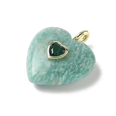 Natural Amazonite Pendants G-C274-04E-1