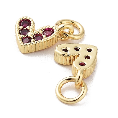Brass Micro Pave Cubic Zirconia Charms LS-RB-I078-66G-01-NR-1