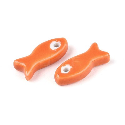 Handmade Porcelain Ceramic Beads PORC-T134-01C-1