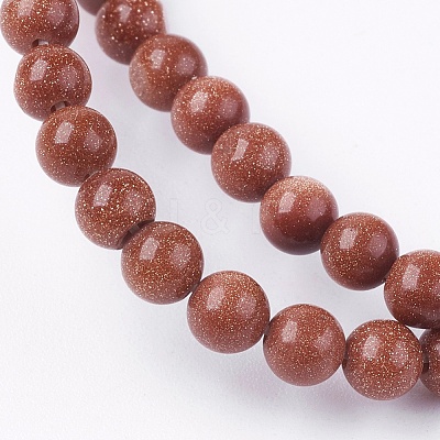 Goldstone Bead Strands G-R193-04-4mm-1
