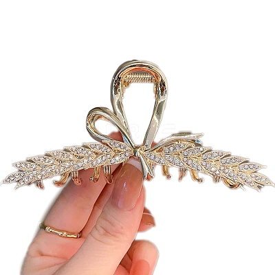 Metal Rhinestone Claw Hair Clips PW-WG96BDA-01-1