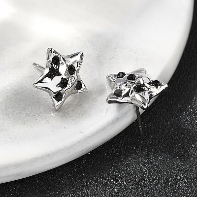 304 Stainless Steel Stud Earrings EJEW-F361-16P-1