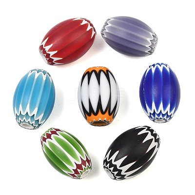Handmade Millefiori Glass Beads GL-CBAAE72-01A-1