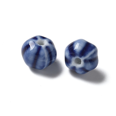 Vintage Porcelain Pumpkin Beads PORC-L080-H01-1