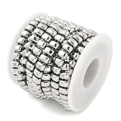 304 Stainless Steel Rectangle Link Chains CHS-F021-01P-1
