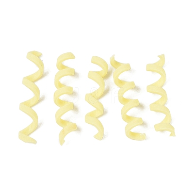 Handmade Polymer Clay Spiral Beads FIND-Q122-01B-1