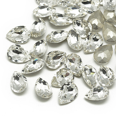DIY Pointed Back K9 Glass Rhinestone Cabochons RGLA-T052-6x8mm-02-1