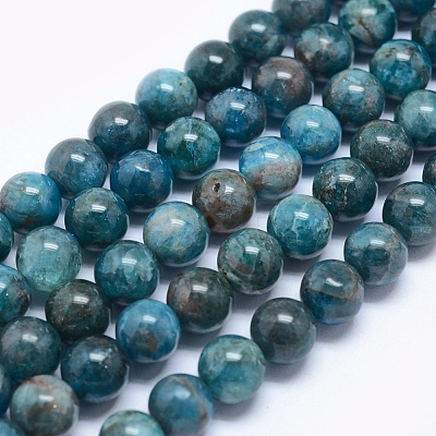 Natural Apatite Beads G-E481-05-6mm-1