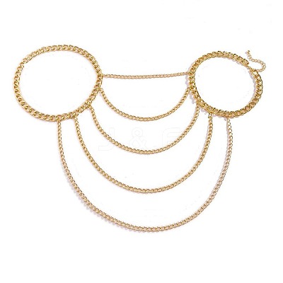 Ally Multi-Layered Twisted Chain Shoulder Body Chains for Women FS-WG6F463-01-1