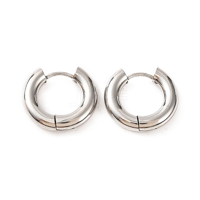 Non-Tarnish 304 Stainless Steel Hoop Earrings for Women EJEW-F339-01P-02-1