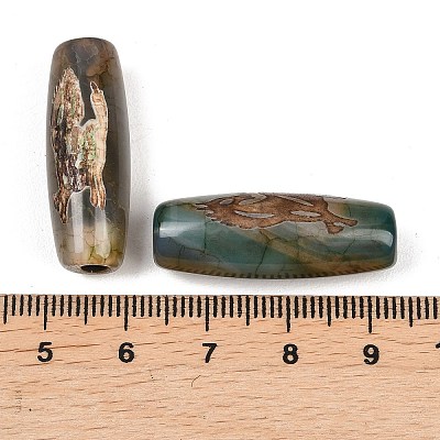 Tibetan Style dZi Beads TDZI-E004-54-1