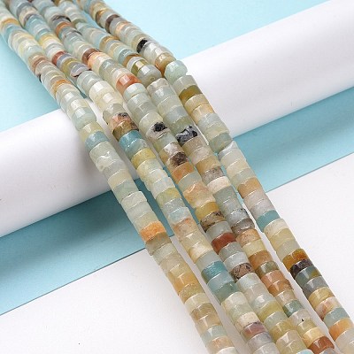 Natural Flower Amazonite Beads Strands G-D481-06-1