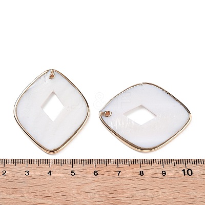 Natural Freshwater Shell Pendants SHEL-D082-02A-1