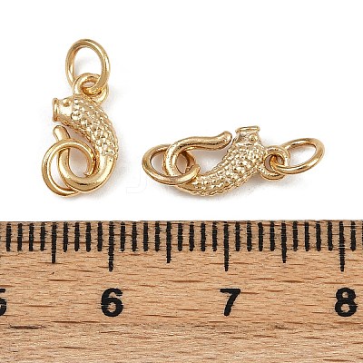 Brass Hook and S-Hook Clasps KK-P310-18G-1