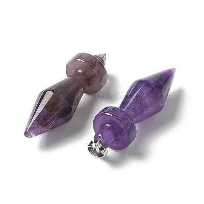 Natural & Synthetic Mixed Gemstone Pendants G-C187-03-1