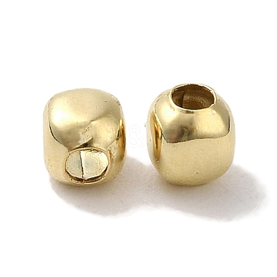 Brass Beads KK-K383-08A-G-1