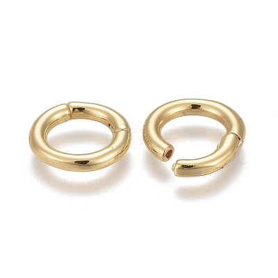 Brass Twister Clasps X-KK-F821-01B-G-1
