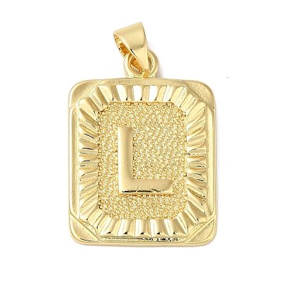 Rack Plating Brass Pendants KK-B092-42G-L-1