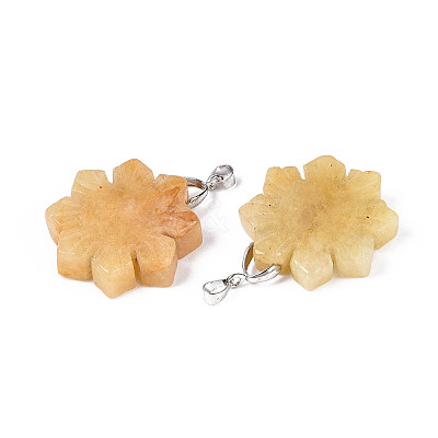 Natural Topaz Jade Pendants G-T144-12B-1
