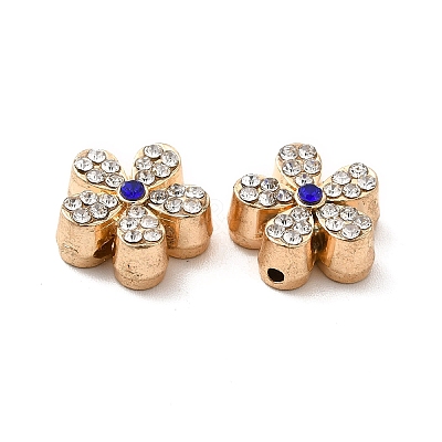 Alloy Rhinestone Beads PALLOY-B009-04KCG-1
