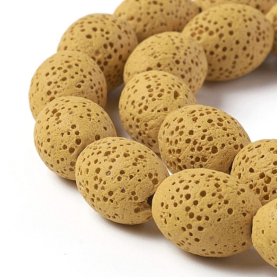 Natural Lava Rock Beads Strands G-F671-03B-10-1