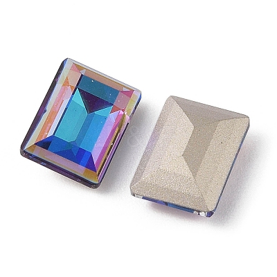 Glass Rhinestone Cabochons RGLA-L029-05B-BBLA-1