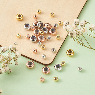 Brass Beads KK-KS0001-15-1