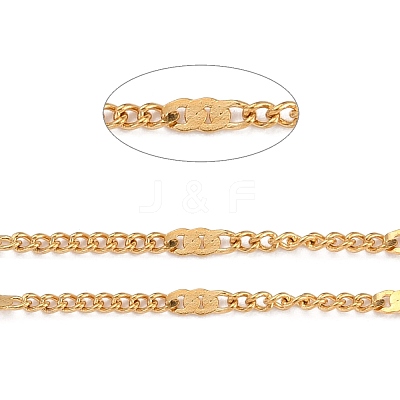 304 Stainless Steel Figaro Chain CHS-D033-04G-1