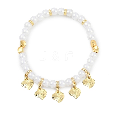 Rack Plating Brass Stretch Bracelets BJEW-P341-10F-G-1