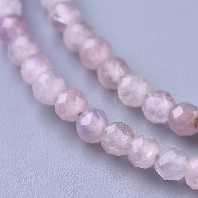 Natural Rose Quartz Beaded Necklaces NJEW-K114-B-A01-1