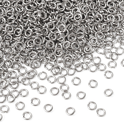 304 Stainless Steel Open Jump Rings STAS-TA0002-99A-1