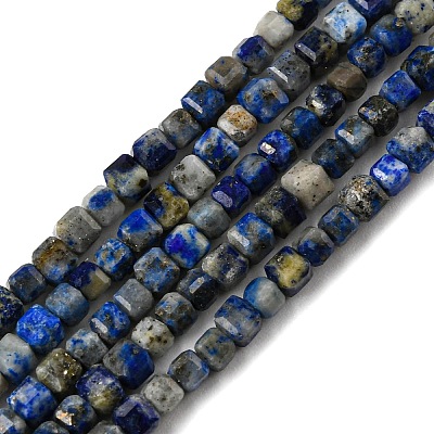 Natural Lapis Lazuli Beads Strands G-C052-05A-1