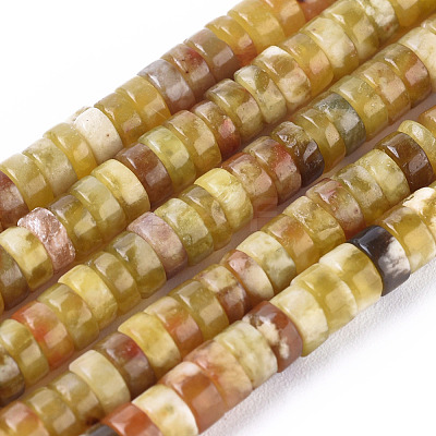 Natural Dragon Blood Jade Beads Strands G-D0017-07-1
