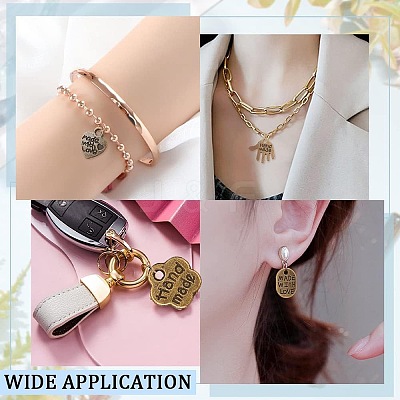 180Pcs 6 Styles Tibetan Style Alloy Pendants TIBEP-AR0001-13-1