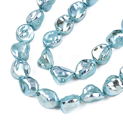 ABS Plastic Imitation Pearl Beads Strands KY-N015-11-A03-1