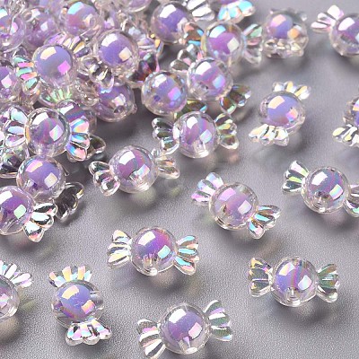 Transparent Acrylic Beads TACR-S152-03B-SS2114-1