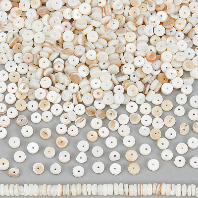 3 Strands Natural Shell Beads Strands SSHEL-NB0001-44A-1