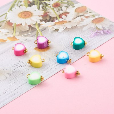 Polymer Clay Charms PALLOY-JF00678-1