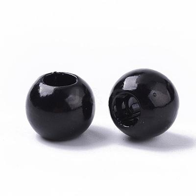 ABS Plastic Imitation Pearl European Beads MACR-R530-12mm-A40-1
