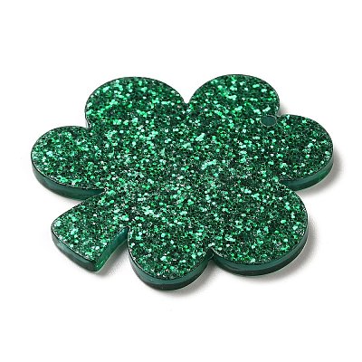 Saint Patrick's Day Theme Acrylic Pendants OACR-G028-01D-1