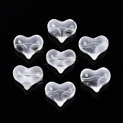 Transparent Glass Beads GLAA-T025-28L-1