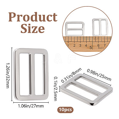10Pcs Alloy Buckle Clasps FIND-BBC0002-42A-1