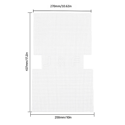 Plastic Canvas Sheets DIY-WH0308-273-1