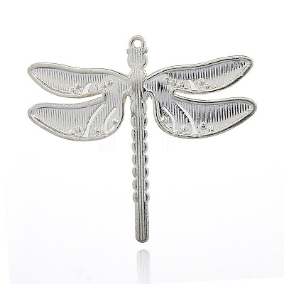 Alloy Enamel Dragonfly Big Pendants X-ENAM-L034-07P-1